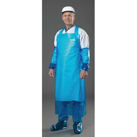 Apron, Polyolefin, White, 55 in, Universal MPN:48502
