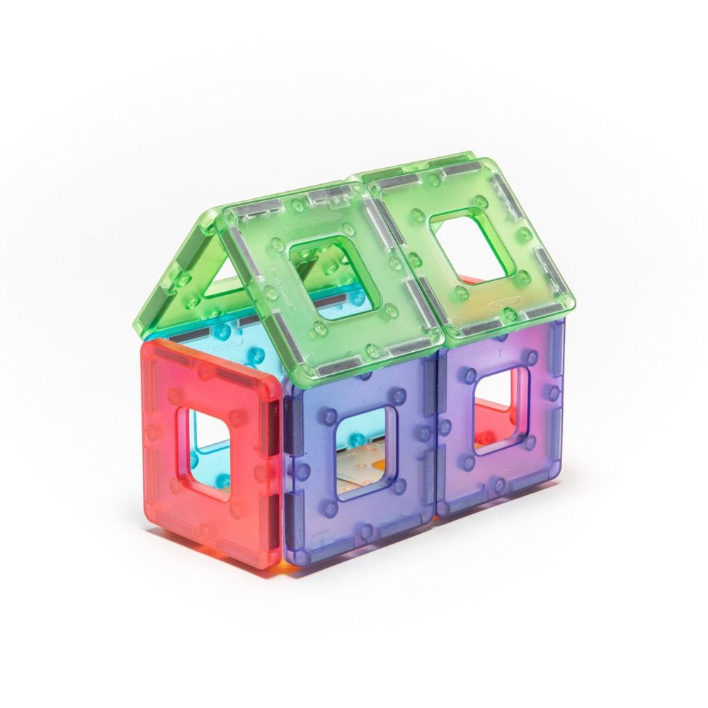 Polydron Kindermag Starter Set, Translucent, 48 Pieces MPN:PY-575000T
