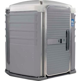 PolyJohn® We'll Care™ ADA Compliant Portable Restroom Pewter - SA1-1005 SA1-1005