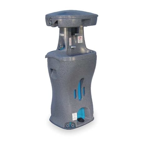 Floor Mount, Single Foot Pedal, Granite, Portable Hand Washing Station MPN:BRA2-1000