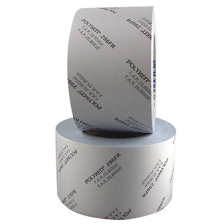 Duct Tape, White, 36 yd L, 4 in W MPN:296FR