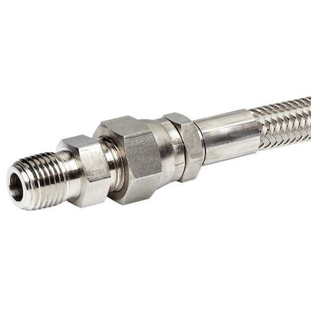 Hi-Temp Tubing, Stainless Steel, 3 Ft., 1/4 In MPN:060310
