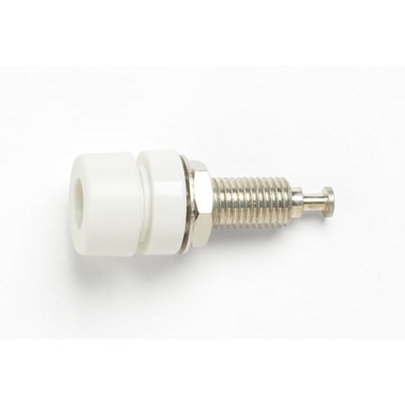 BananaJack, White, 2500V, 15A, 11/4in, PK10 MPN:1581-9