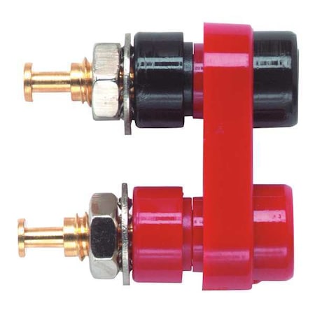 MiniDoubleBananaJack, Blk, 1500V, 5A, 5/8in MPN:2143-0