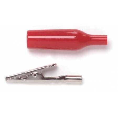 Alligator Clip, Red, 150 V, 5 A, PK10 MPN:2240-2
