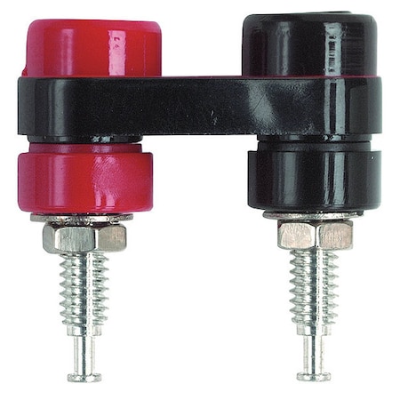DoubleBananaJack, Black, 2500V, 15A, 13/8in MPN:2269-0