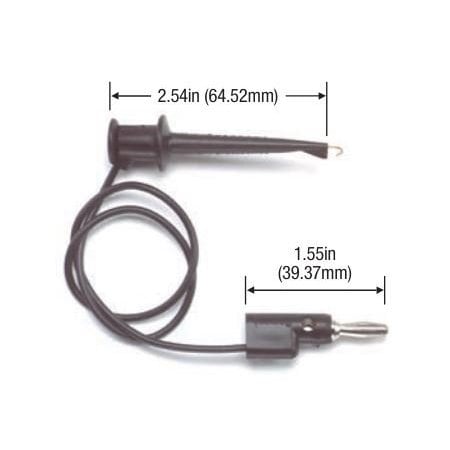 TestLeads, Blk, 300V, 20AWG, PP, 2ft MPN:3782-24-0