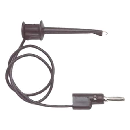 Test Leads, Black, 300 V, 20 AWG, 36 in MPN:3782-36-02