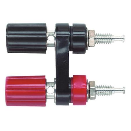 DoubleBindingPost, Black, 2500V, 15A, 13/4in MPN:4243-0