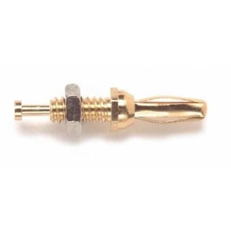 BananaPlug, Gold, 2500V, 5A, 1/2in, PK10 MPN:4513