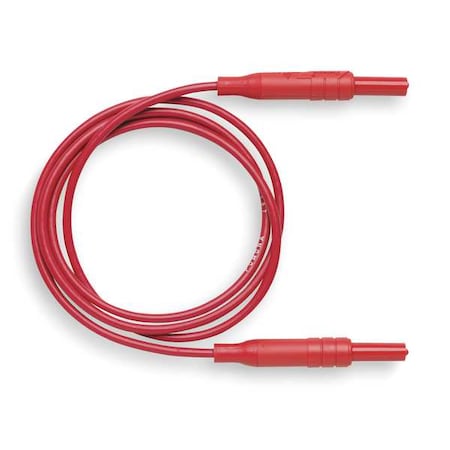 Retractable Sheath Banana Plug Patch Cord, CAT III 1000V, Banana Plug, 12