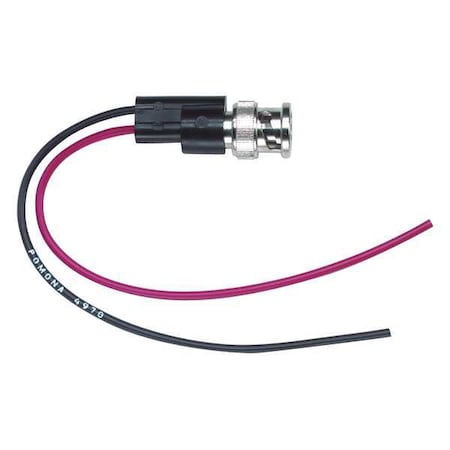 BNC Female and Male To 20 AWG Leads, BNC Male, 5-7/8