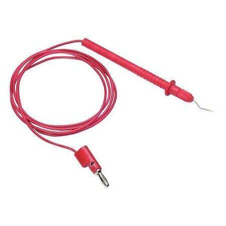 Patch Cord Set, Stackable 4mm Banana Plug, 48 in, Polypropylene, Black, Red MPN:6235