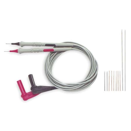 Precision Electronic Probe with Replaceable Tips, CAT II 1000V, Standard Sheathed Banana Plug MPN:6341