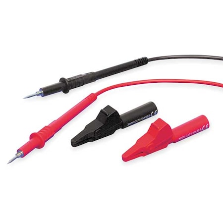 Test Lead Kit with 8/32 Threaded Probe Tip, CAT II 300V, CAT III 1000V, 48