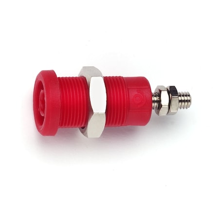 PanelMountBananaJack, Red, 36A, 13/8in, PK10 MPN:72930-2