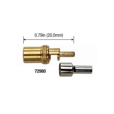StraightJackCrimp, Silver, 1000V, 3/4in MPN:72981