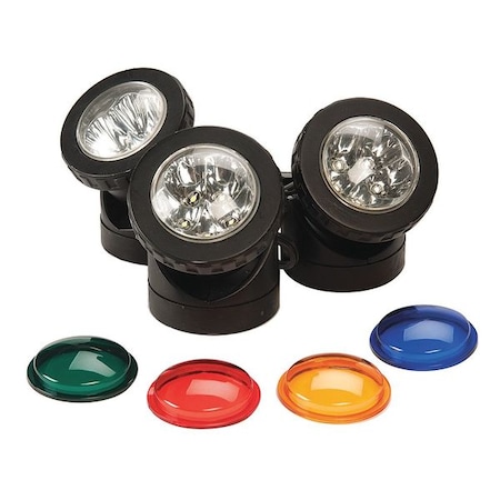 Pond Light Kit, 12V, 1.5W, LED, 26 ft. Cord MPN:52369