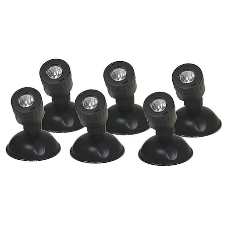 Pond Light, 3 W, 12VAC, 30ft Cord L, 6 bulbs MPN:52774