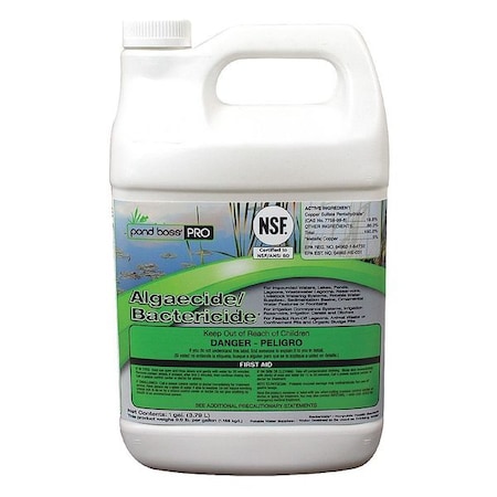 Pond Algaecide Bactericide, 1 gal., Liquid MPN:54289