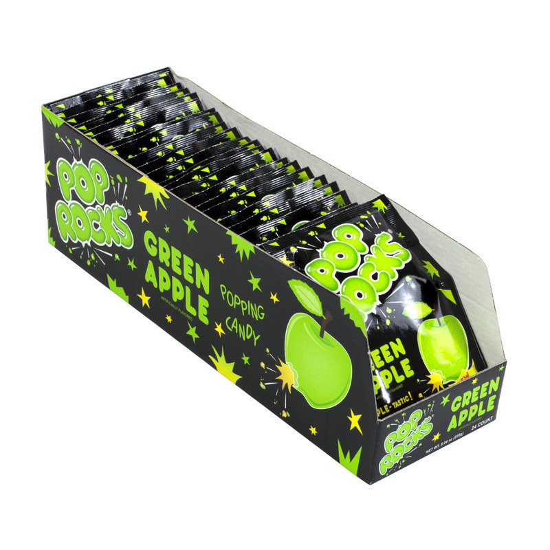 Pop Rocks, Green Apple, Box Of 24 Packs MPN:209-00255
