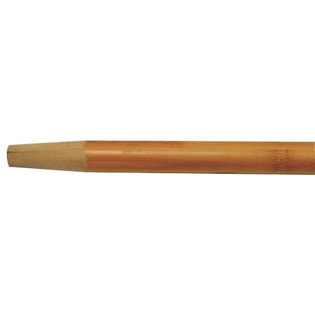 Broom Handle, Wood, Natural, Tapered End, 15/16 in Handle Dia, 60 in L, MPN:0760BW