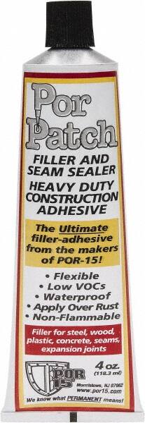Automotive Body Repair Fillers, Body Filler Type: Patch Filler , Container Size: 4 oz, 4oz , Container Type: Tube , Color: Black MPN:49013