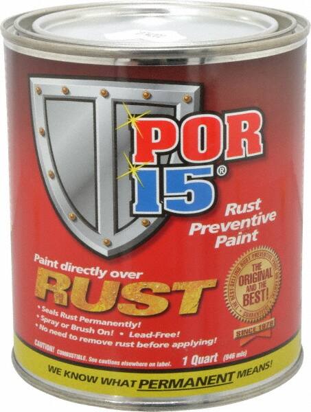1 Quart, Black, Rust Preventative Paint MPN:45004