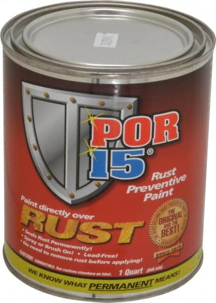 1 Quart, Semi Gloss Black, Rust Preventative Paint MPN:45404