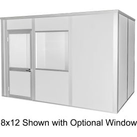 Porta-King Inplant Office White Vinyl Int & White Stl Ext 20x20 4-WallClass A Fire & STC27 Sound G_SDW202040