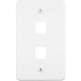 Porta-King Inplant Office Cat 5 Phone Data Jack Plastic White G_PHDATA