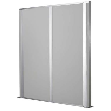 Partition, Free-Standing, Vinyl, 12L x 10H MPN:FSP1210-DW