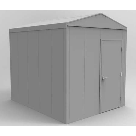 Steel Outdoor Storage Building, Gray MPN:ES810F