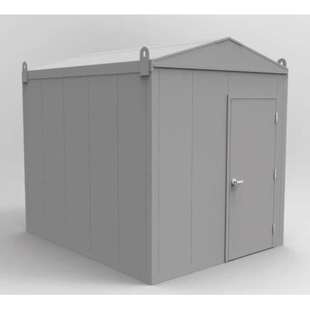 Steel Outdoor Storage Building, Gray MPN:ES810SS