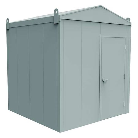Steel Outdoor Storage Building, Gray MPN:ES88SS