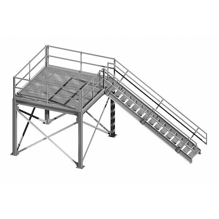 Guard Tower, Galv Steel, 8x10x10 ft. H MPN:PKTWR810-10
