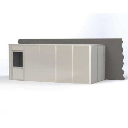 3-Wall Modular In-Plant Office, 8 ft H, 20 ft W, 10 ft D, Gray MPN:VK1DW 10'X20' 3-WALL