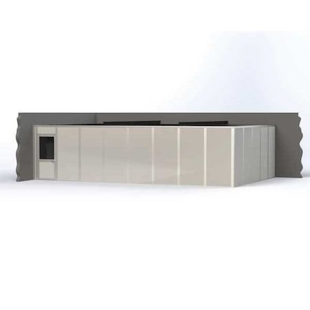 2-Wall Modular In-Plant Office, 8 ft H, 32 ft W, 20 ft D, Gray MPN:VK1DW 20'X32' 2-WALL