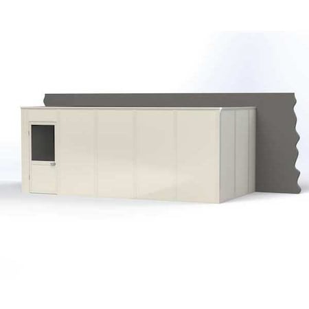 3-Wall Modular In-Plant Office, 8 ft H, 20 ft W, 10 ft D, White MPN:VK1DW-WCM 10'X20' 3-WALL