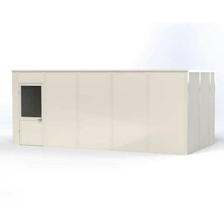4-Wall Modular In-Plant Office, 8 ft H, 20 ft W, 10 ft D, White MPN:VK1DW-WCM 10'X20' 4-WALL
