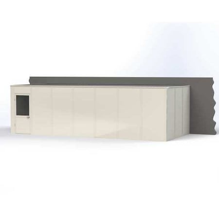 3-Wall Modular In-Plant Office, 8 ft H, 28 ft W, 12 ft D, White MPN:VK1DW-WCM 12'X28' 3-WALL