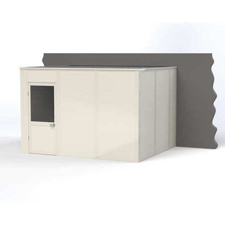3-Wall Modular In-Plant Office, 8 ft H, 12 ft W, 10 ft D, White MPN:VK1STL-WCM 10'x12' 3-Wall