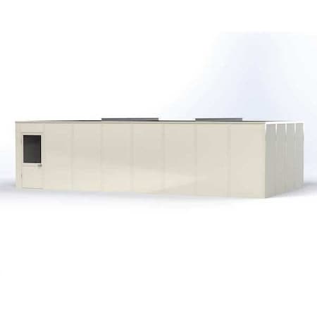 4-Wall Modular In-Plant Office, 8 ft H, 32 ft W, 16 ft D, White MPN:VK1STL-WCM 16'X32' 4-WALL