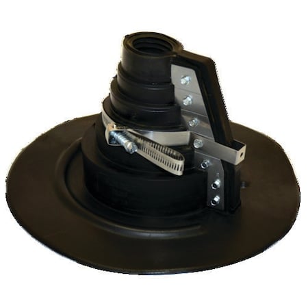 Small Retrofit Flashing, Black EPDM, 1