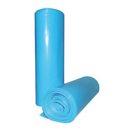 35 gal Trash Bags, 30 in x 45 in, Extra Heavy-Duty, 19 micron, Blue MPN:SL1932RBL