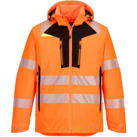 Portwest® Hi-Vis Winter Jacket 4-Way Stretch ANSI Type R Class 3 XL Orange/Black DX461OBRXL