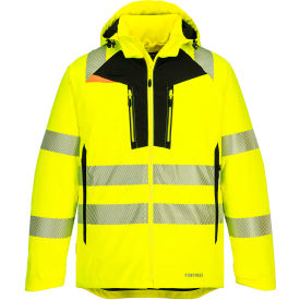 Portwest® Hi-Vis Winter Jacket 4-Way Stretch ANSI Type R Class 3 XL Yellow/Black DX461YBRXL