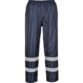 Portwest® Classic Iona™ Enhanced Visibility Rain Pants L Navy F441NARL
