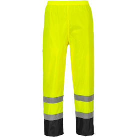 Portwest® Hi-Vis Contrast Classic Rain Pants S Yellow/Black H444YBRS