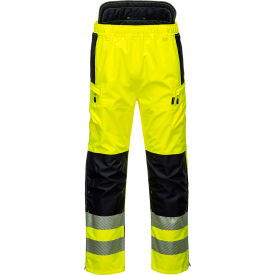 Portwest® Hi-Vis Extreme Rain Pants 4XL Yellow/Black PW342YBR4XL